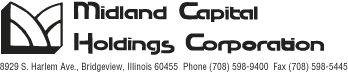 (MIDLAND CAPITAL HOLDINGS CORPORATION LOGO)